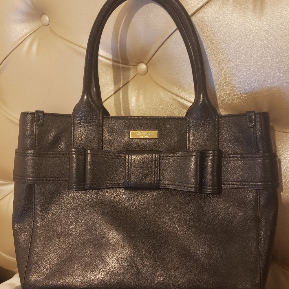 Kate Spade Quinn Villabella Black Satchel Purse